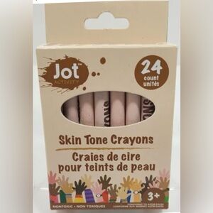 New 24 Skin Tone Crayons Nontoxic made in Thailand Jot Brand